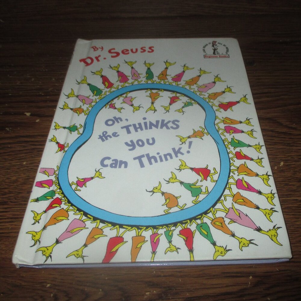 Oh, the Thinks you can Think! by Dr. Seuss (Beginner Books, 1975) Hardcover Book